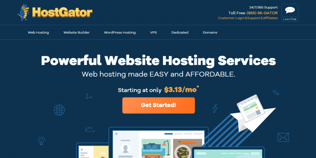 Get started with Hostgator