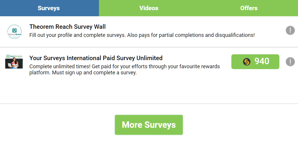 Surveys