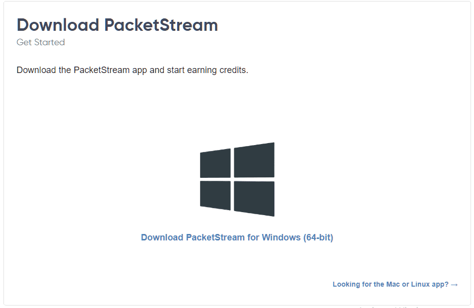 packetstream app download