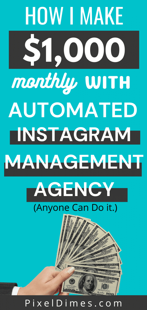 Make money using Instagram Management Agency