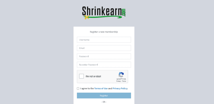 Shrink Earn.com Review