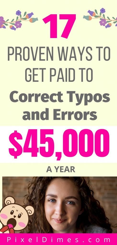 get paid to correct errors