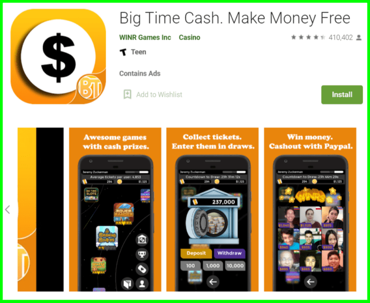 Big Time Cash Review