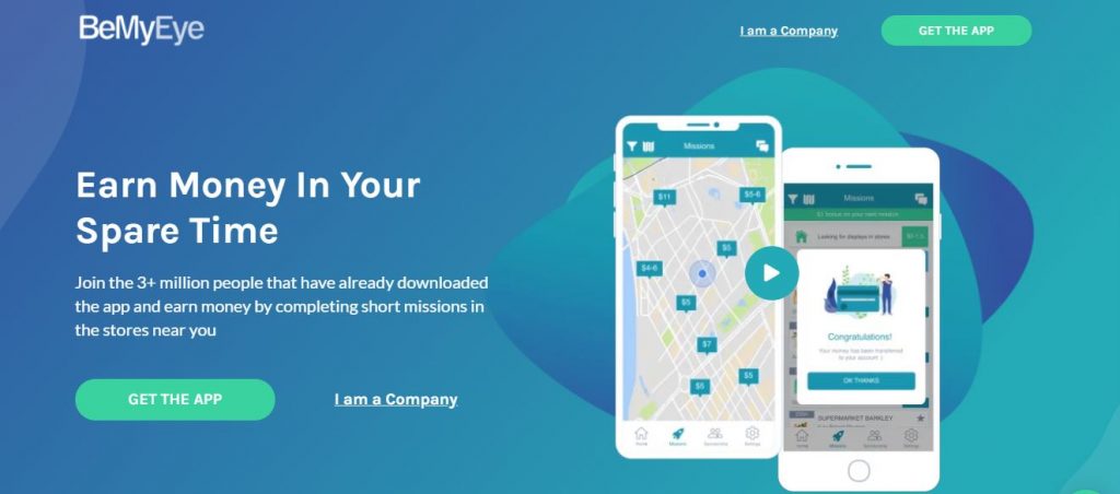 BeMyEye Review 2024 (Earn money App): Legit or Scam - Pixel Dimes