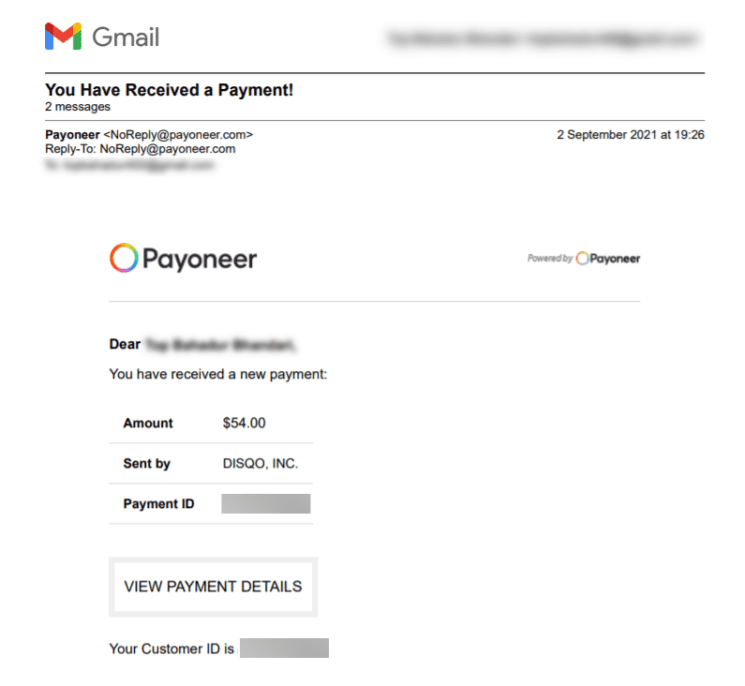 Survey Junkie Payment Proof