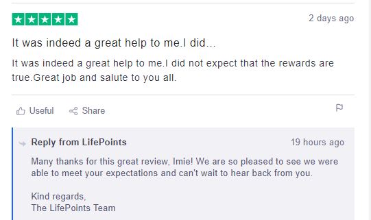 Positive User Reviews